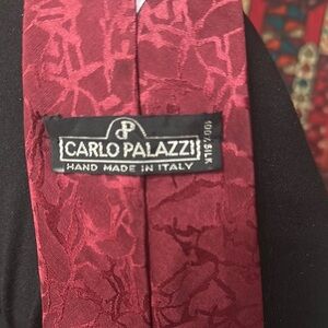 Red Silk Tie